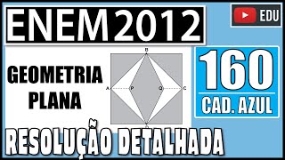 [ENEM 2012] 160 📘 GEOMETRIA PLANA - Para decorar a fachada de um edifício, um arquiteto projetou a
