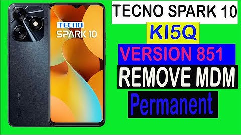 TECNO SPACK 10 (Ki5q) MDM REMOVE BY FRASH FILE CM2 DONGLE