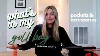 What’s in my golf bag; the pockets & golf accessories