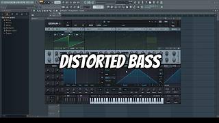 How to make DISTORTED BASS on FL STUDIO using SERUM