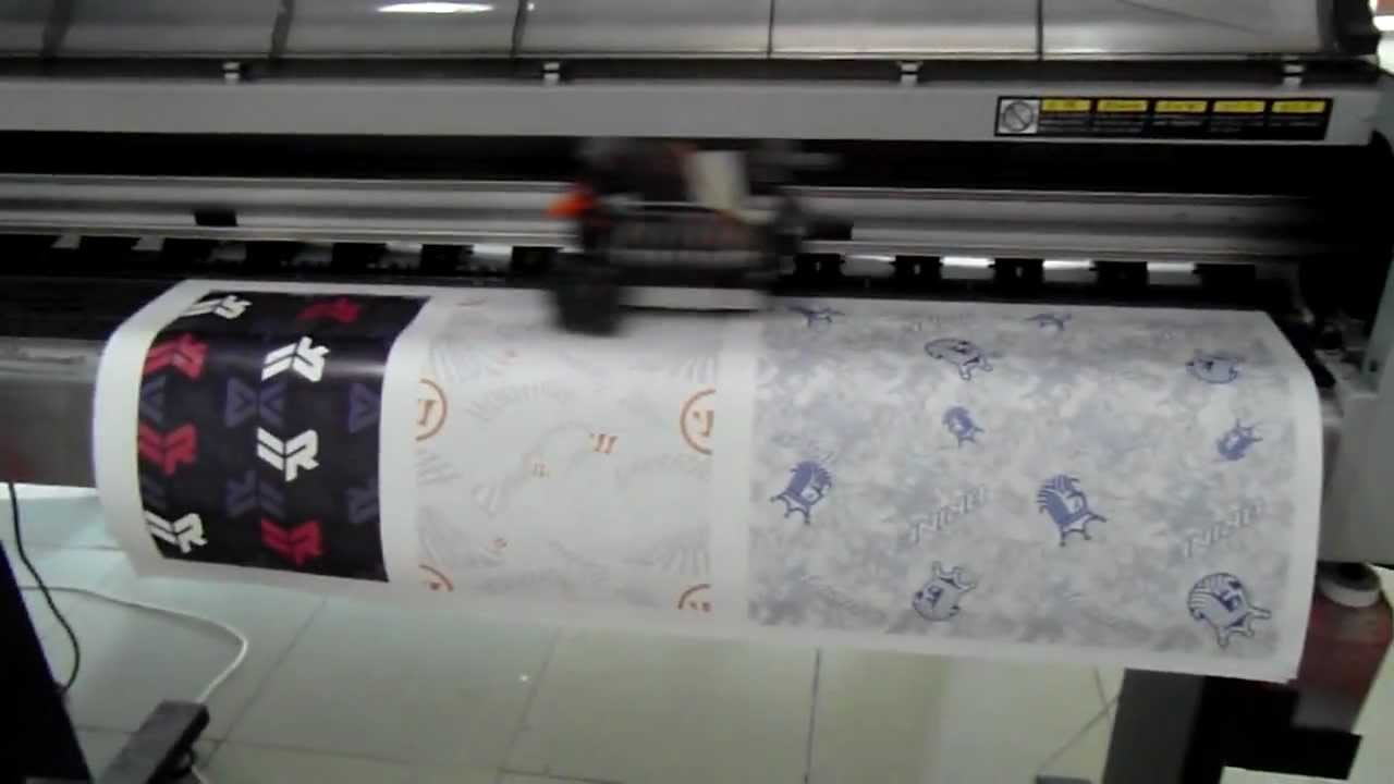 heat transfer paper printing - YouTube