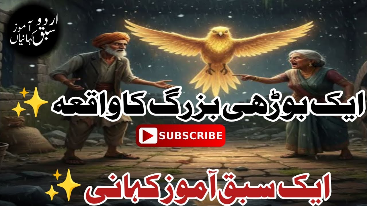 Story of a old man and his wife|Urdu Moral stories|Motivational Story in Urdu|
