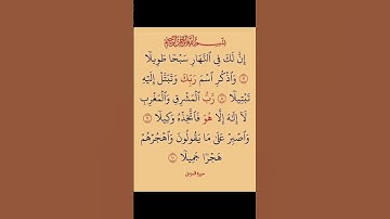 #اكسبلور #المصحف #قران#مصر #funny #سورة #المزمل