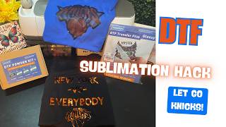 DTF sublimation HACK DARK FABRIC : Make DTF prints at home : make your own FAN shirt! : GO NY GO NY!