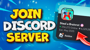 ⚡Hoe word je lid van de Steal a Brainrot Discord-server (Roblox)