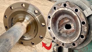 Process of Broken Axle Repair / Restoration Truck Axle Shaft / Amazing Process