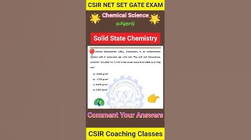 csir net solid state chemistry | csir net chemical science solid state | Solid state csir net gate |