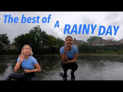 Assault course + Skipping in puddles! *RAINY DAY VLOG*  Ft. A fat rat