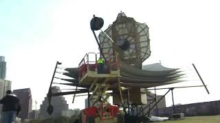 Time-lapse: JWST @ SXSW - Full-scale model being constructed in Austin, TX