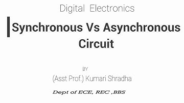 Synchronous vs Asynchronous Circuit