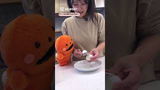 ゆで卵の殻 スプーンで簡単に剥く裏ワザ!!【いいね!と思ったら、コメント「