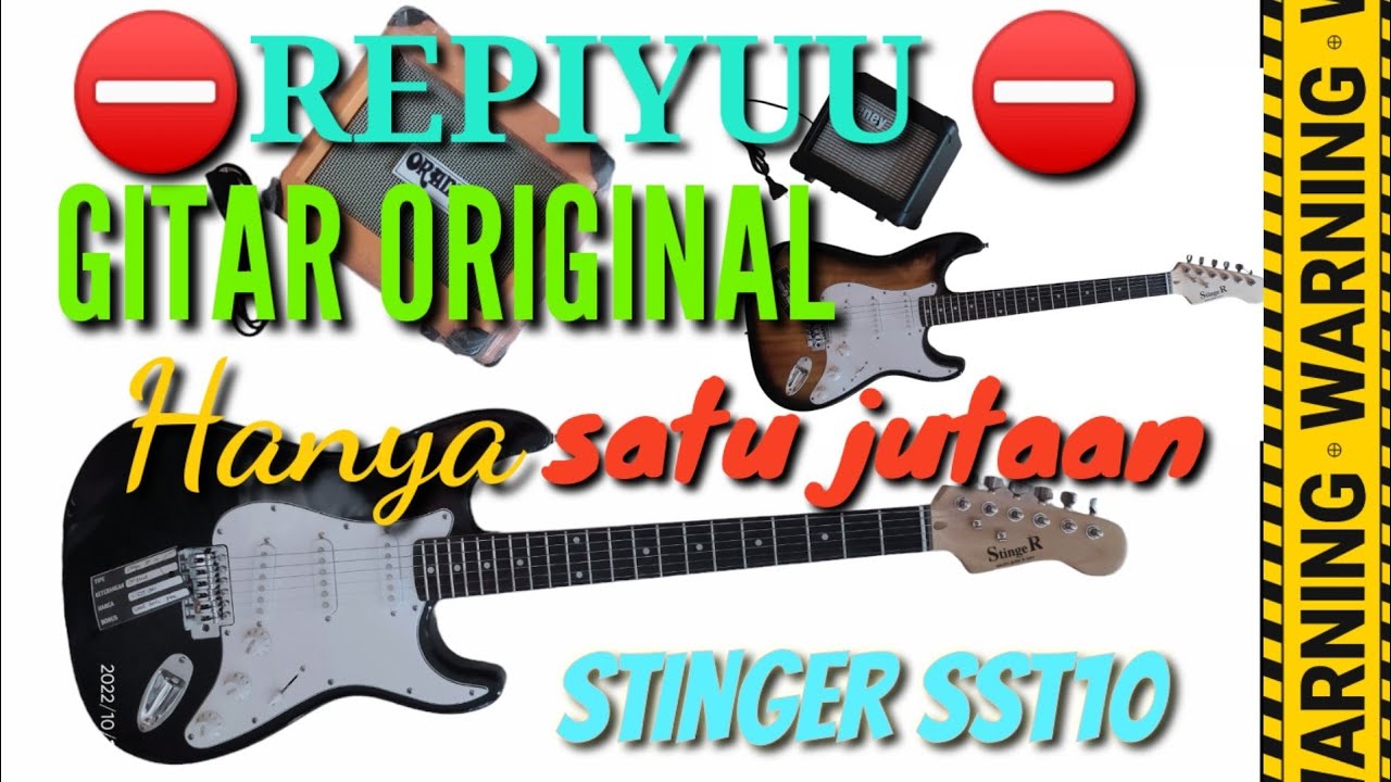 REPIYUU gitar Stinger sst10 🛑cuma satu jutaan ⛔ Abdee musik