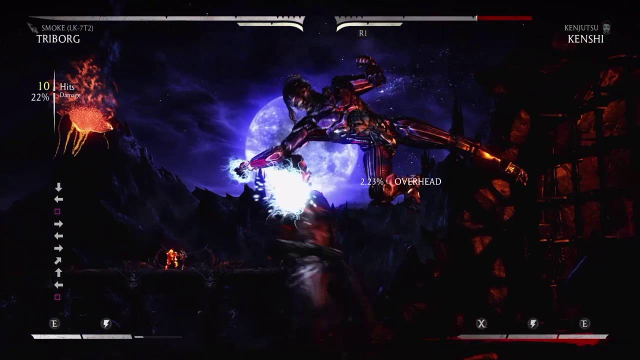 Mortal Kombat X - TRIBORG (Smoke) 149% Combo