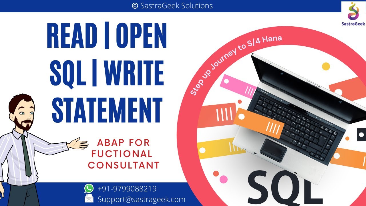 READ | OPEN SQL | WRITE STATEMENT - YouTube