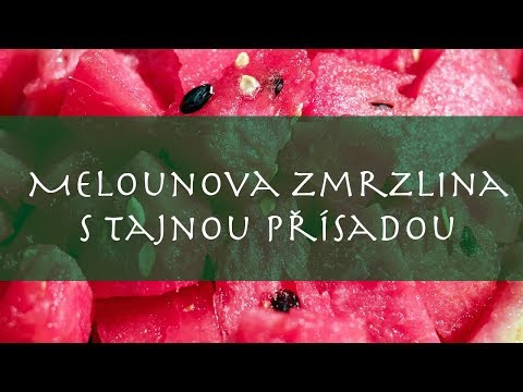 Video: Jak Připravit Džem Z Melounu Z Melounu