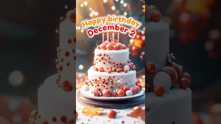 2 December Best Happy Birthday Song Happy Birthday Whatsapp Status
