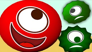 Hungry Balls Level 45 - 60 | Pro Tricks vs Funny Fails & Android / iOS Walkthrough Gameplay 