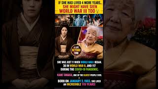 She witnessed almost everything 🌍#KaneTanaka #History #WorldWar #Longevity #DidYouKnow