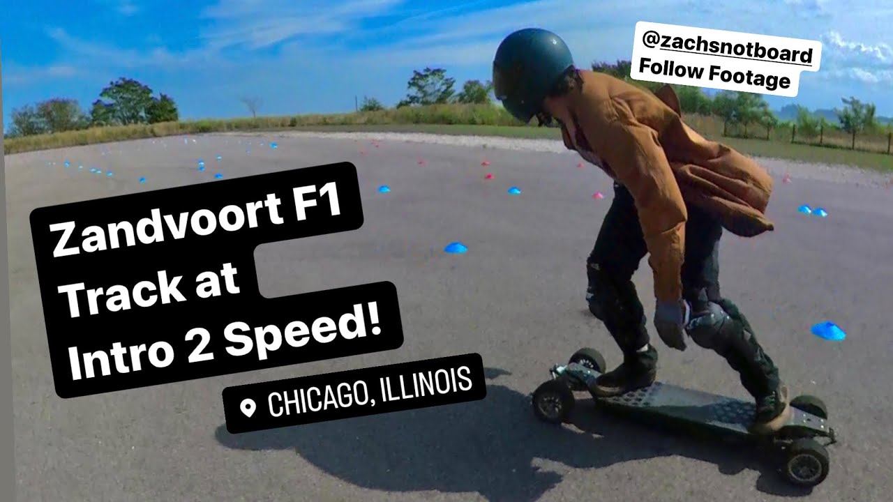 Electric Skateboard Racing Zandvoort F1 track Edition! Intro 2