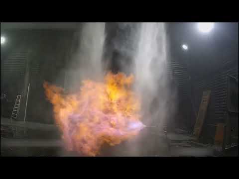 Survitec Methanol fire safety tests in the laboratory