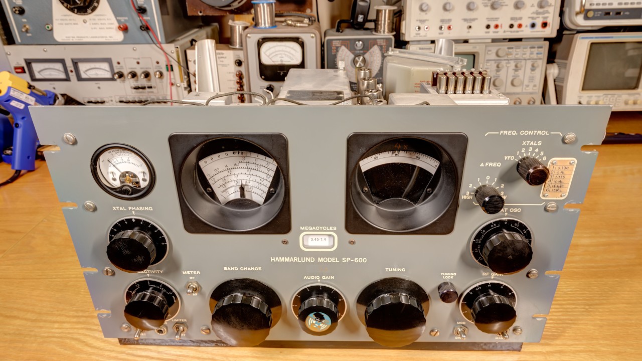 Restoring A Communications Receiver - Hammarlund SP-600-JX21 - YouTube