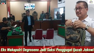 Download Lagu Eks Anak Buah Jokowi Wakapolri Komjen (purn) Oegroseno Tiba2 Muncul Sidang PN Solo Kubu Penggugat MP3