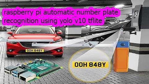 raspberry pi automatic number plate recognition | raspberry pi yolov10  number plate recognition
