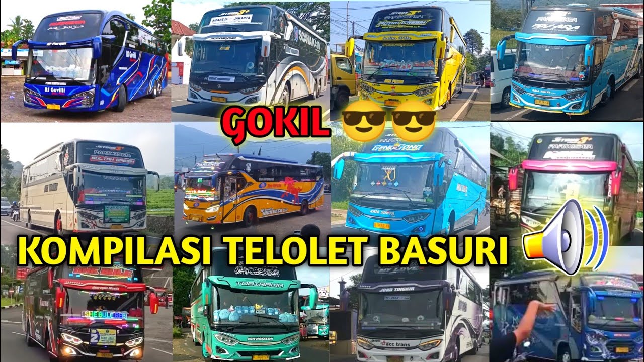 Kompilasi Telolet Basuri Paling GOKIL se-Indonesia‼️ Pakistan,Alzifa & Basuri Menjadi Satu🤩🔥