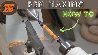 DIY: How to Make Pens on Your Lathe Woodturning
