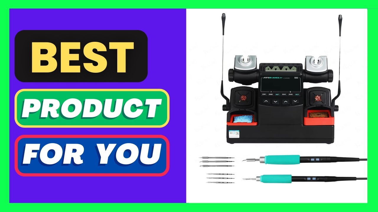 Aifen A902 Pro Soldering Station 2pcs Temperature Controlled