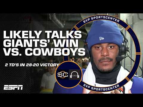 Isaiah Likely discusses his bond with Jaxson Dart following Giants’ win vs. Cowboys | SC with SVP