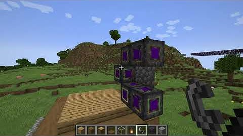 Minecraft - How to make a mirror and a tv - Immersive portal mod Tutorial