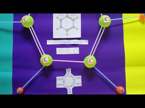 benzene ball and stick model | Ball and Stick Model (chemistry)| Framework Model | Molecular model