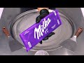 ASMR | Milka Ice Cream Rolls - how to make Milka Alpine Milk Chocolate to Chocolate Ice Cream Rolls