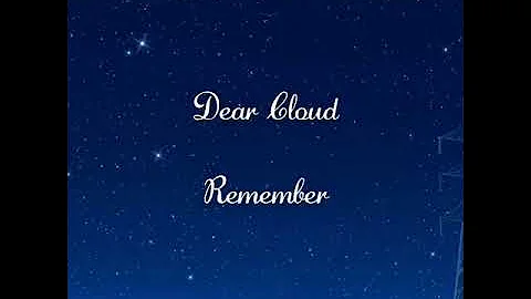 Dear Cloud-Remember [Ost, I Remember] Hangul, Romanization, SUB INDO.