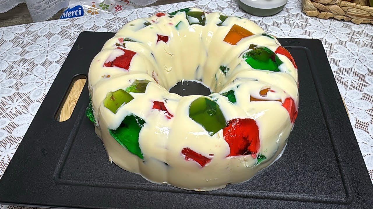 Торт Без выпечки-БИТОЕ СТЕКЛО,Торт желе