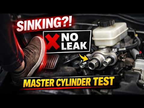 Brake Pedal Sinking? Test Your Master Cylinder WITHOUT Bleeding Lines (No Mess!)