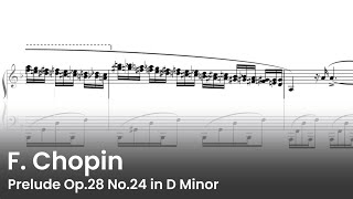 쇼팽 - 프렐류드 24번 라단조, Op.28