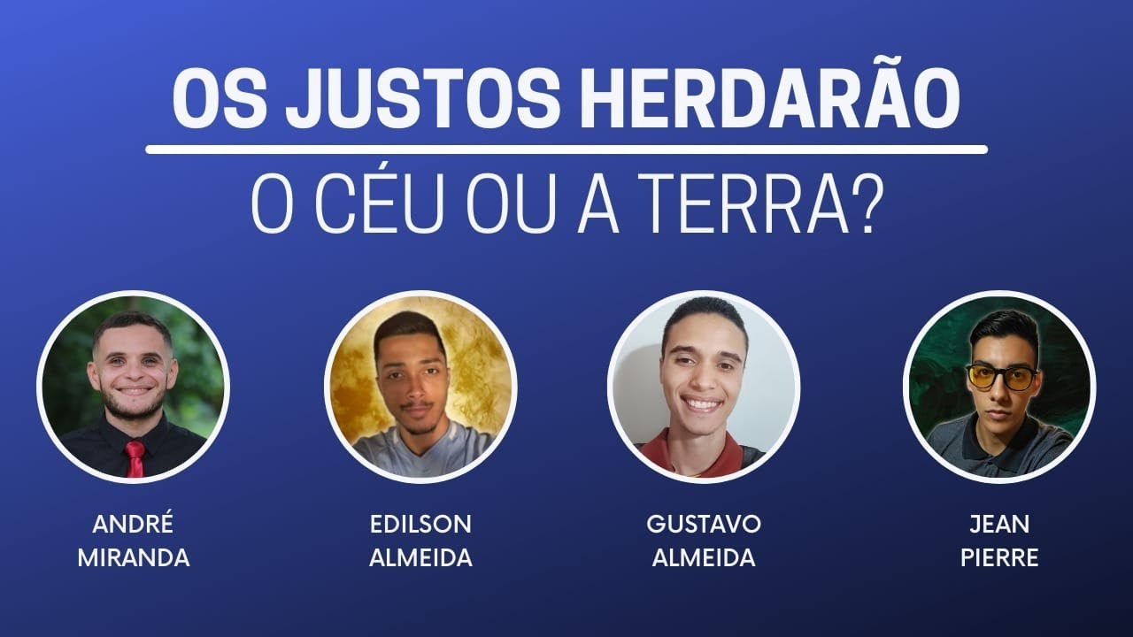 LIVE: OS JUSTOS HERDARÃO O CÉU OU A TERRA ? - Parte 2 | Com: André ...