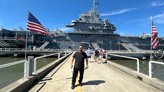 I walked this Aircraft Carrier ! The Fighting Lady !