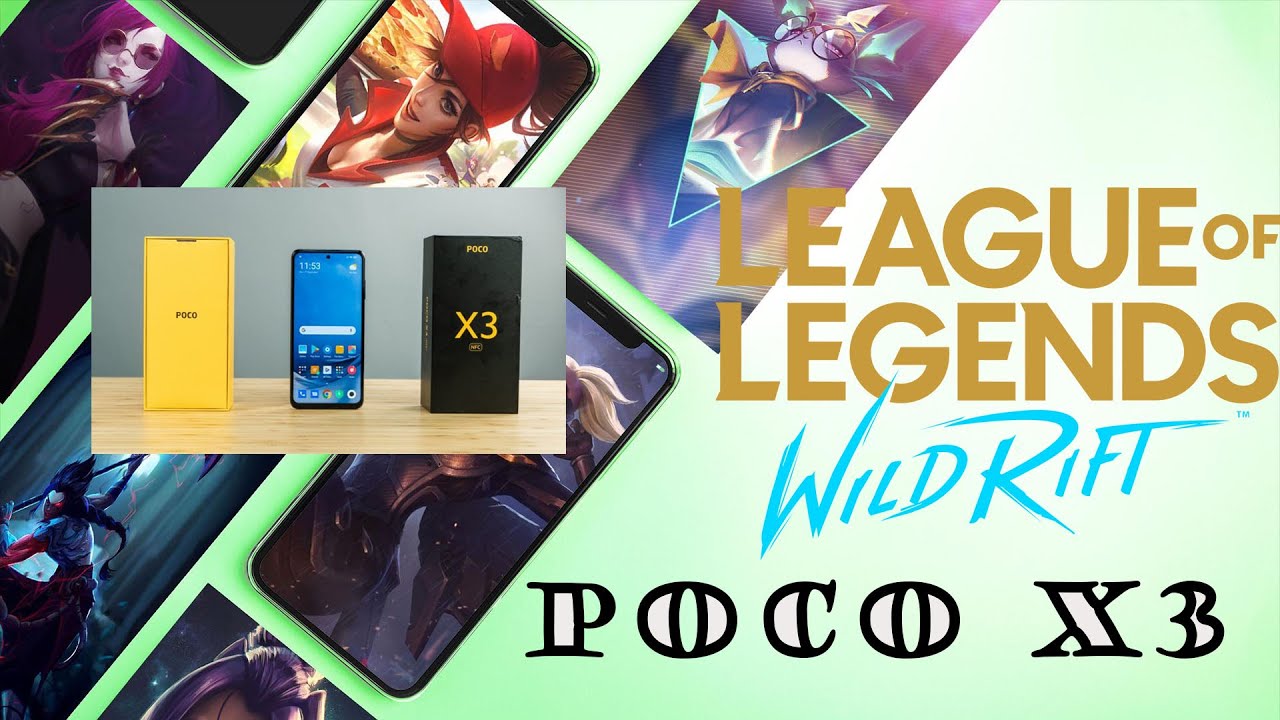 Как тащит LOL.Wild Rift Телефон poco x3?