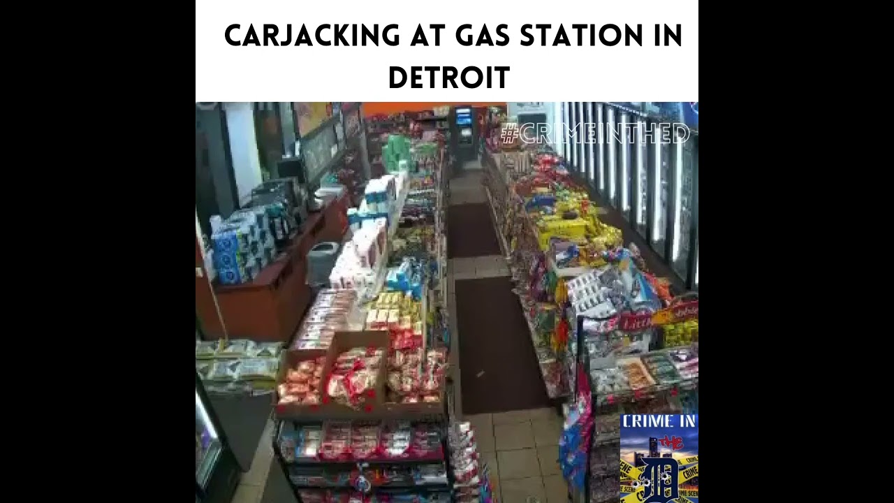 Carjacking at gas station on Fenkell and Dexter approximately 11:30 PM on 3/7/23.