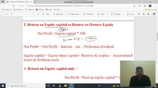 Overall Profitability Ratio // Return on net worth // "Scholars Knowledge" // "Suvant Verma"