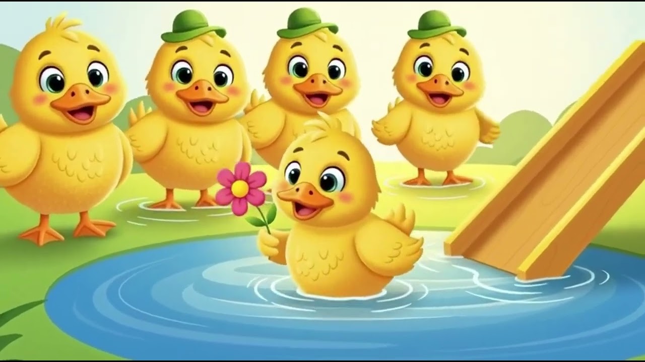 DarCez Toons - Five Funny Ducks (AI Music)