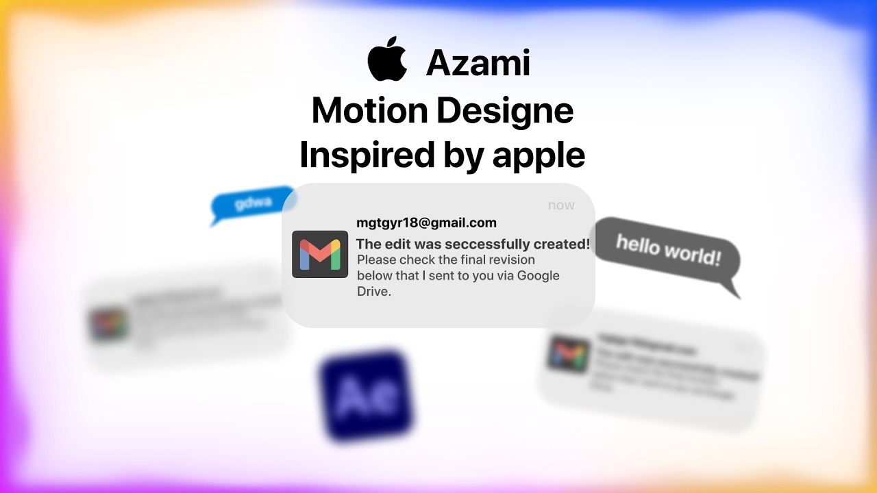 Saas Motion Design Inspired by Apple | Azami