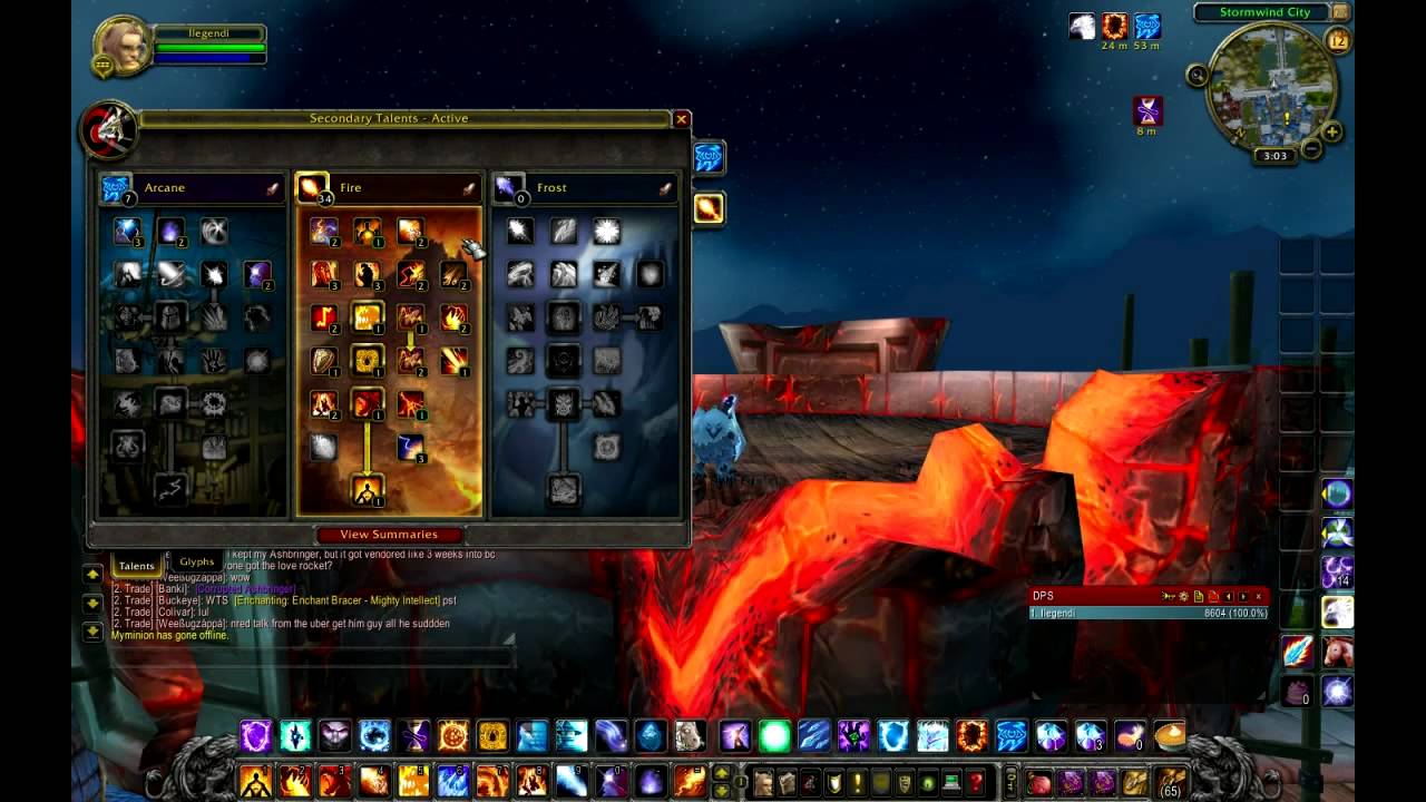 wow, pvp, fire mage, warrior, daily wow, fire mage pvp, talent guide, guide...