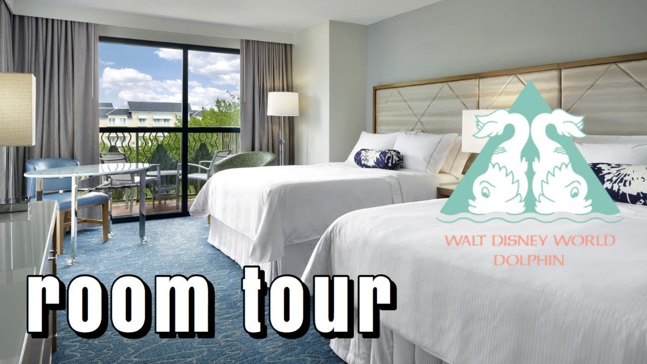 Walt Disney World Dolphin Resort Room Tour YouTube