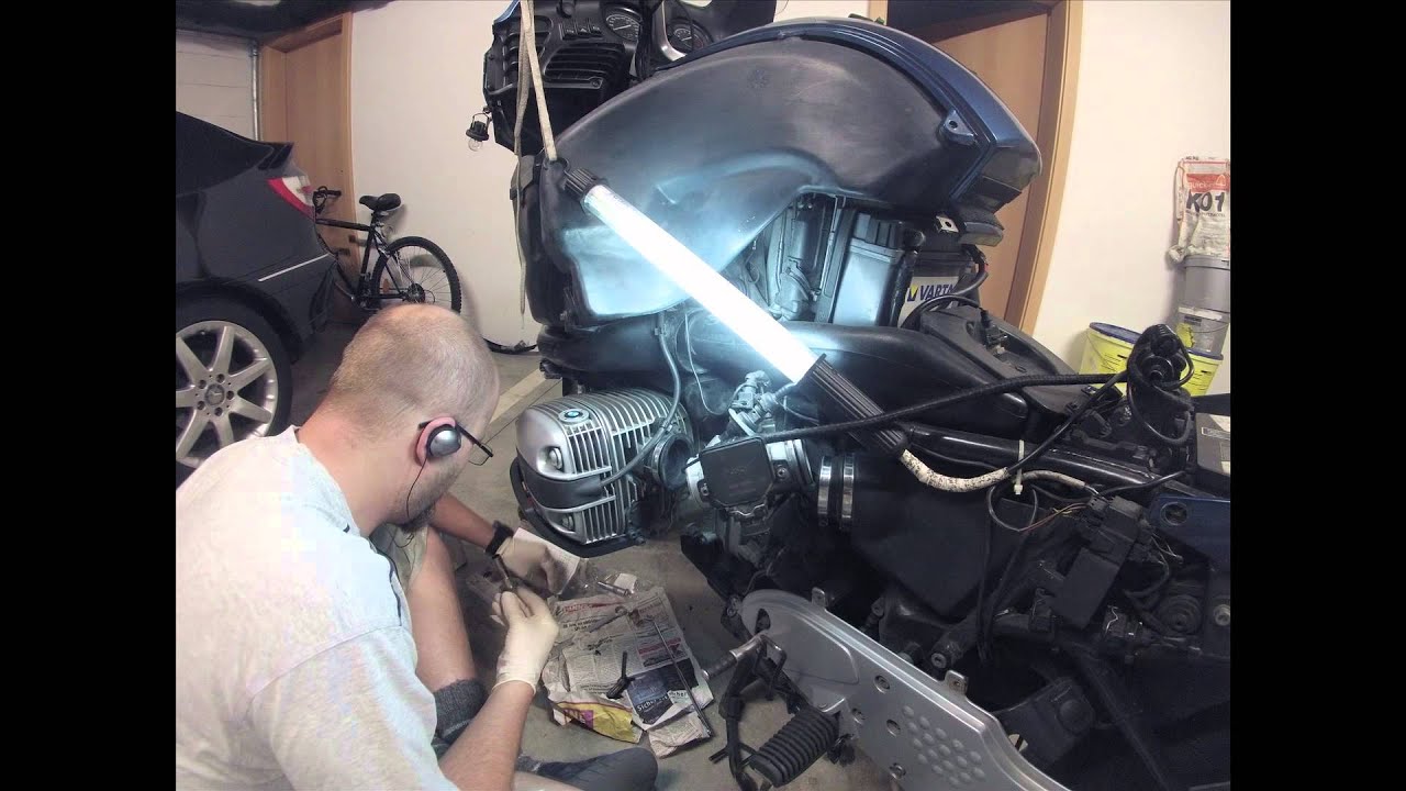 R1100RT left cam chain tensioner replacement YouTube