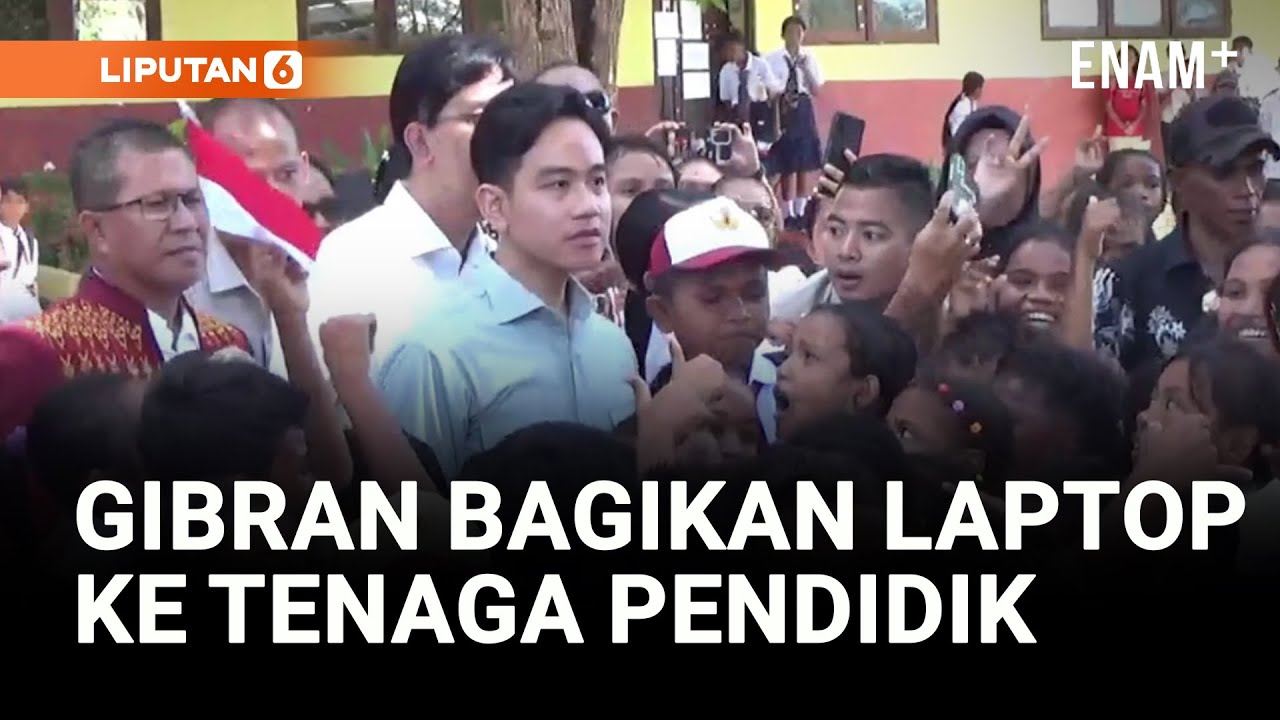 Wapres Gibran Bagi-bagi Perlengkapan Sekolah di Kupang | Liputan6