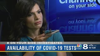 8 On  Your Side continues to dig into the availability of test kits in the Tampa Bay area